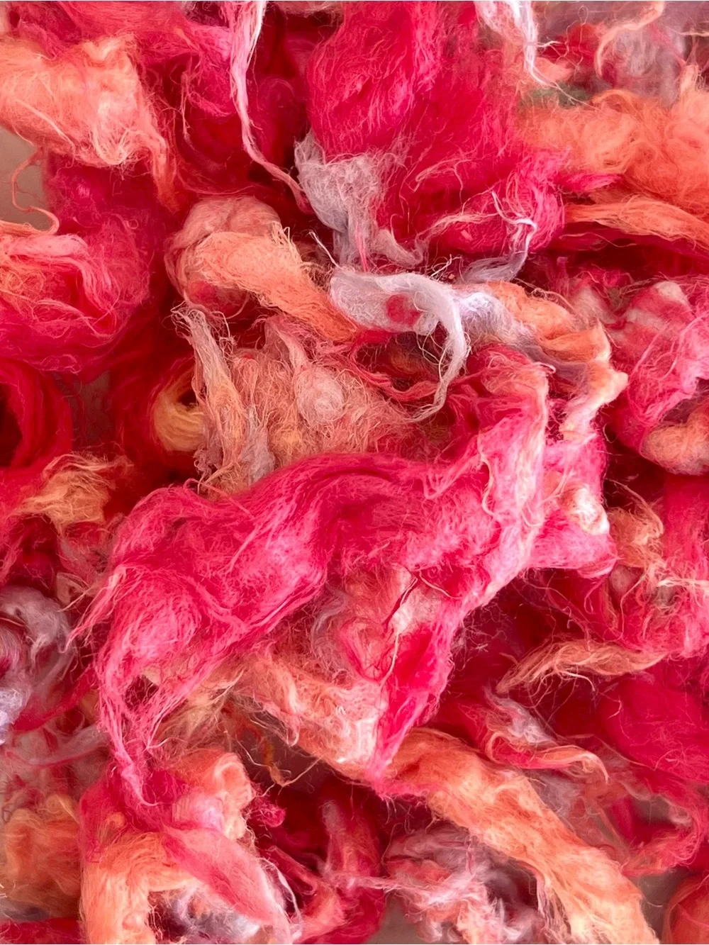 Hand Dyed Ginned Cotton in various colors